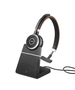 Jabra Evolve 65 UC Mono headset with Charging Stand