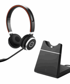 Jabra Evolve 65 UC Stereo headset with Charging Stand