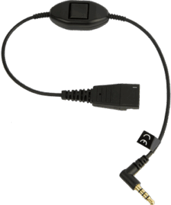 Jabra QD to 3.5mm Jack Cord with Answer End Mute