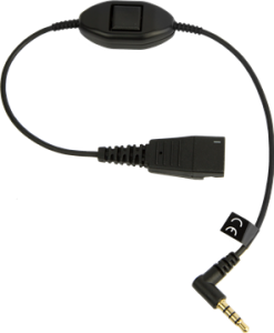 Jabra QD to 3.5mm Jack Cord with Answer End Mute