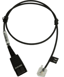 Jabra QD to RJ Straight Bottom Cord