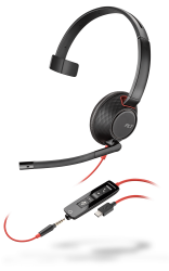 Plantronics Blackwire C5210 USB-C UC Headset 207587-01