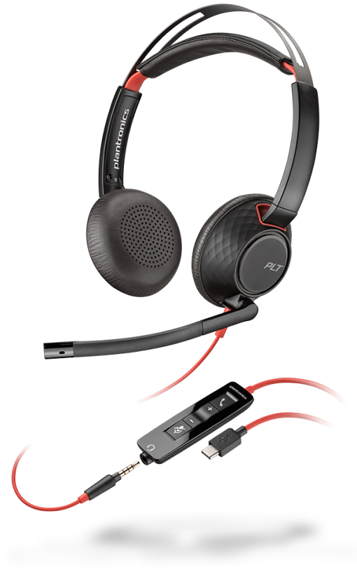 Plantronics Blackwire C5220 USB-C UC Headset 207586-01