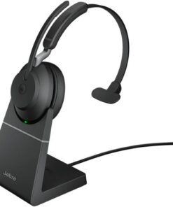 Jabra Evolve2 65 UC Mono USB-C Headset with Charging Stand