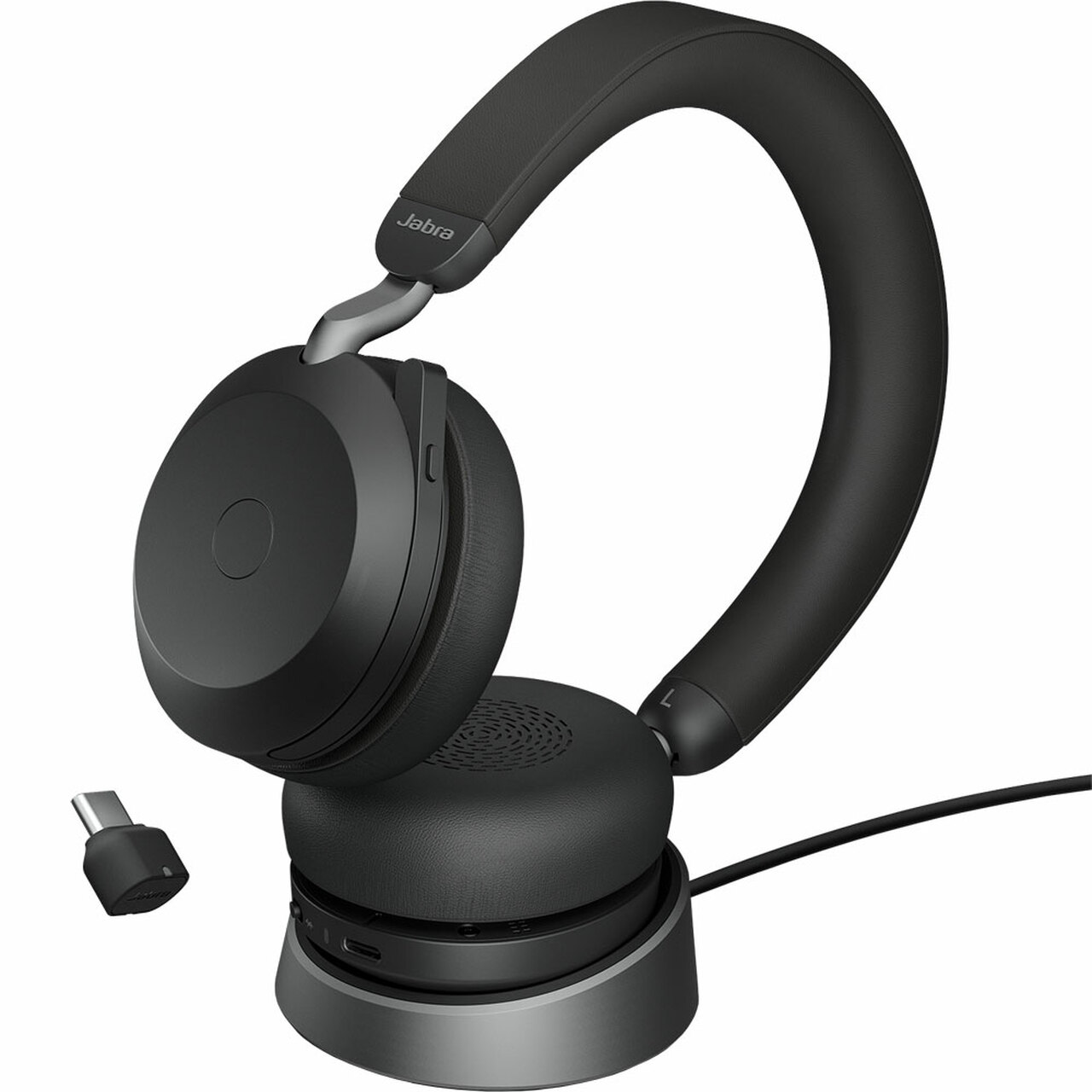 Jabra Evolve2 75 with charging stand
