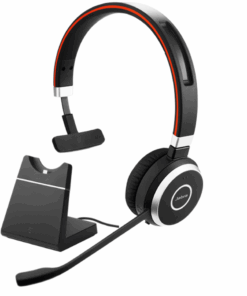 Jabra Evolve 65 SE UC Mono Bluetooth Headset with Charging Stand